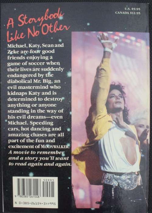 Book - Moonwalker  - Michael Jackson - The Storybook - 1988