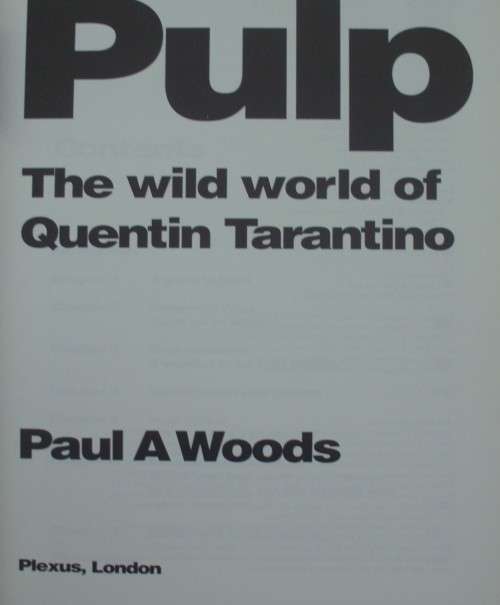 Book - King Pulp - Quinton Tarantino - 1996