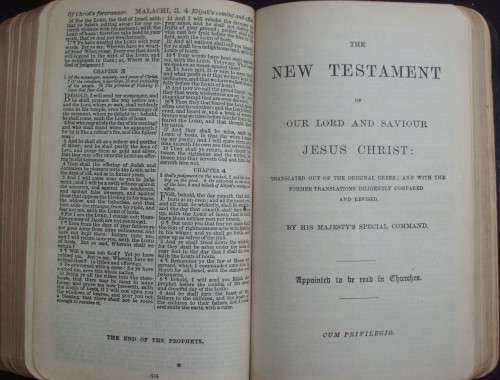 Bible - The Holy Bible - KJV - Canterbury Text - Undated - Scarce