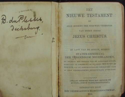 Bible - Het Nieuwe Testament - 1914 - XS -  Pocket