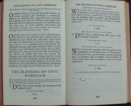 Bible - The Book of Common Prayer - 1963