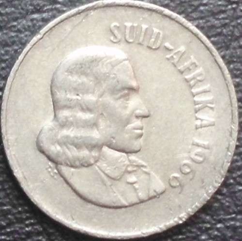 Coin - RSA 10 Cent 1966 Afrikaans - Scarce