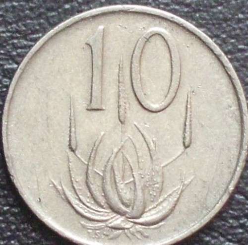 Coin - RSA 10 Cent 1966 Afrikaans - Scarce