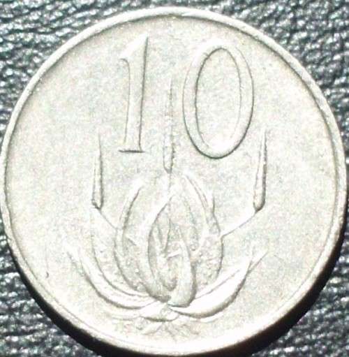 Coin - RSA 10 Cent 1966 Afrikaans - Scarce