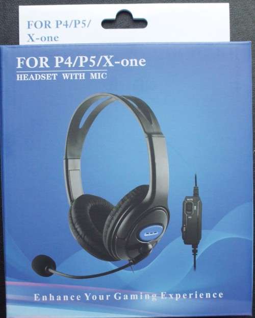 Headset - PS4/5/Xbox One - With Adjustable Mic