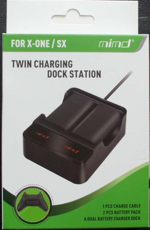 Xbox One Docking Station - Dual + 2 Batteries + Cable