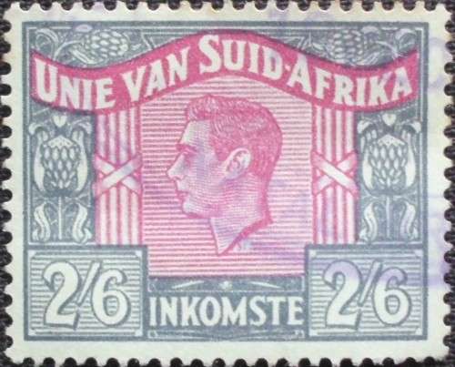 Stamp - Union Of SA - Revenue 2S6P - 1952 - Used