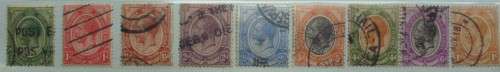 Stamp - Union Of SA - 1913 - KG6 - x 9 - used
