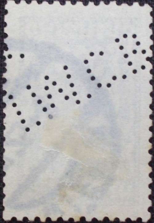 Stamp - Austria/Hungary - 800 Kronen - Perfin - Agri. Corn - 1922