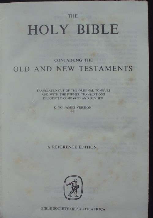 Bible - The Holy Bible - KJV - Reference - 1987