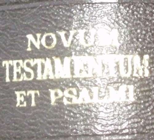 Bible - Novum Testamentum Et Psalmi - Pocket - 1965