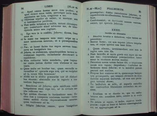 Bible - Novum Testamentum Et Psalmi - Pocket - 1965