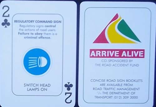 Playing Cards - Arrive Alive - 1999 - Scarce