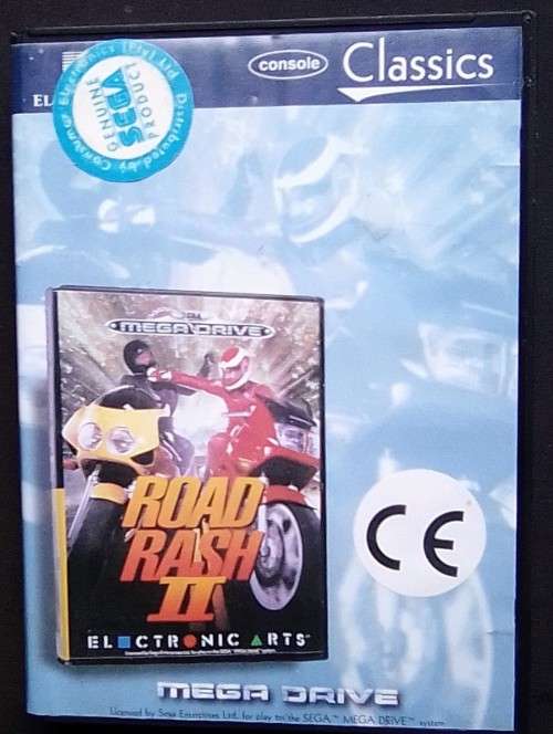 Game - Sega - Road Rash 2 - 16bit - Original