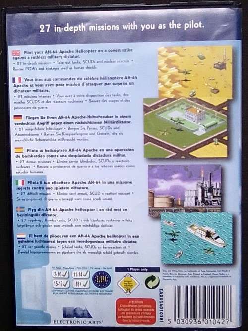 Game - Sega - Desert Strike - Return To The Gulf - 16bit - Original