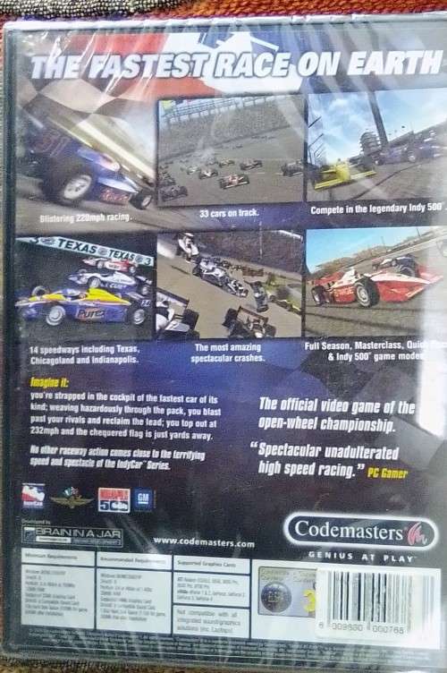 PC Game - Indy Car - Indianapolis 500 - Unused
