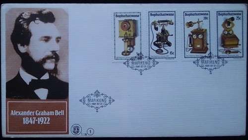 FDC - Alexander Graham Bell - Mafikeng - 1981