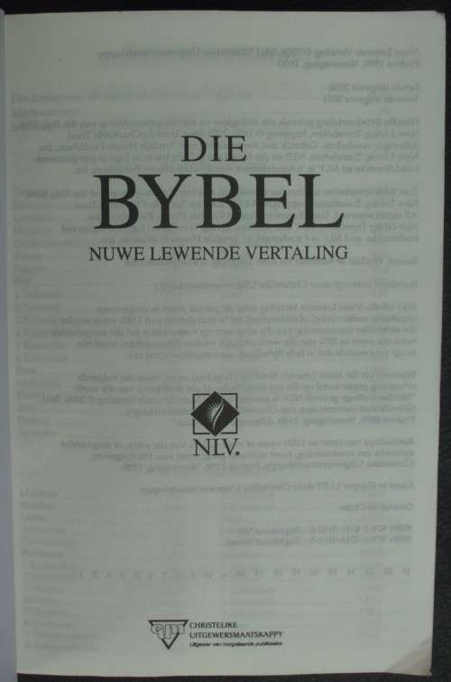 Bible - Die Bybel - NLV - Pocket - 2011