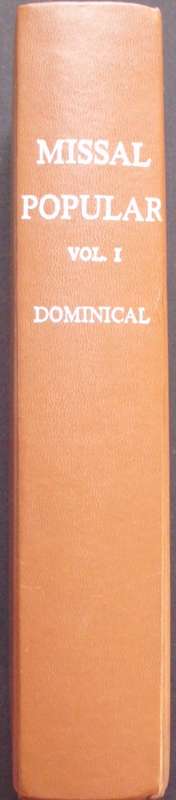 Bible/Songbook - Missal Popular Vol 1 - Dominical - Portuguese - 1998