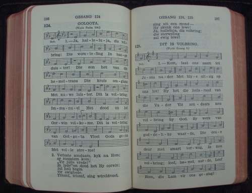 Bible/Songbook - Die Berymde Psalms/Evangeliese Gesange - 1968 - rare