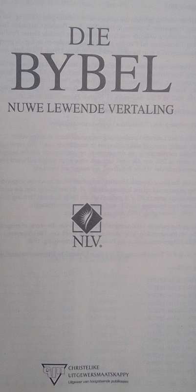 Bible - Die Bybel - NLV - 2017 - 1st Ed - Gold - Excellent