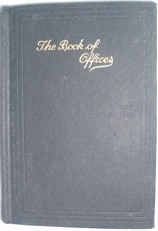 Bible - The Book Of Offices - Pocket - 1936