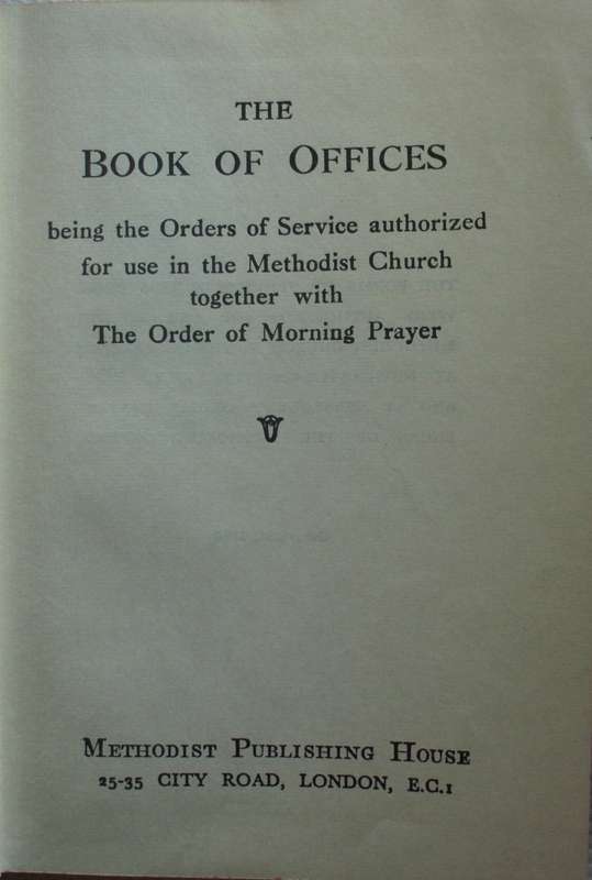 Bible - The Book Of Offices - Pocket - 1936