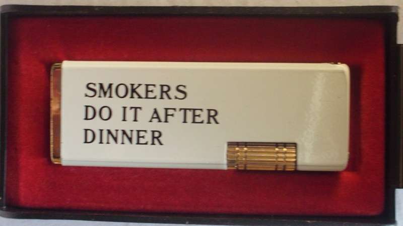 Lighter - Ruslite - Smokers Do It After Dinner
