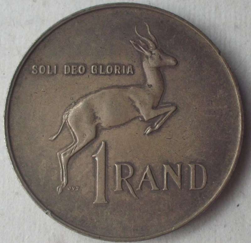 Coin - RSA - R1 - 1966 Afrikaans - Nice {theo]