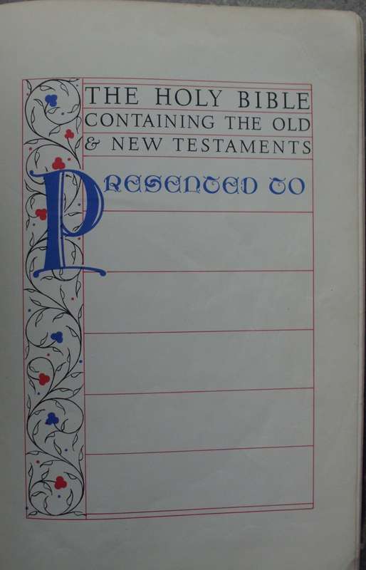 Bible - The Holy Bible - Revised - 1952