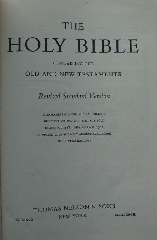 Bible - The Holy Bible - Revised - 1952