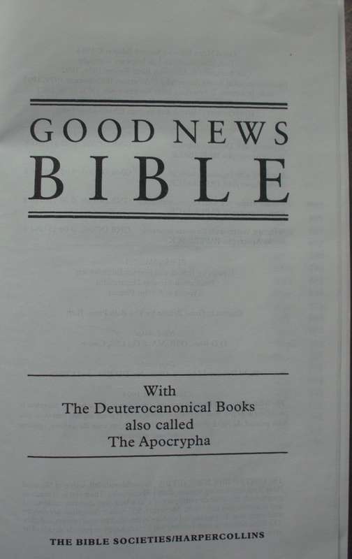 Bible - The Good News Bible - With Deutero - 1994