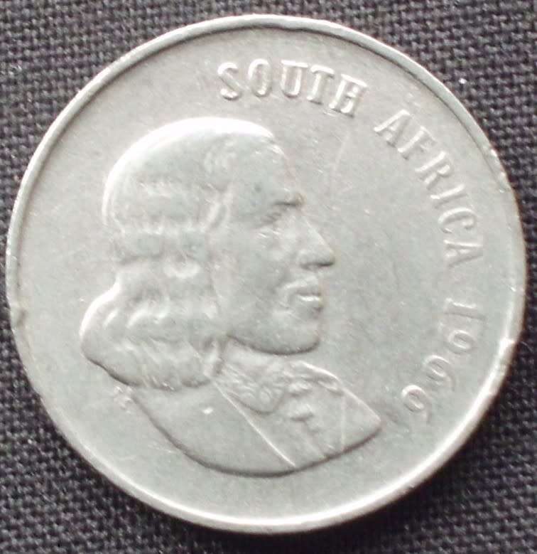 Coin - RSA 20 Cent - 1966 - English - A