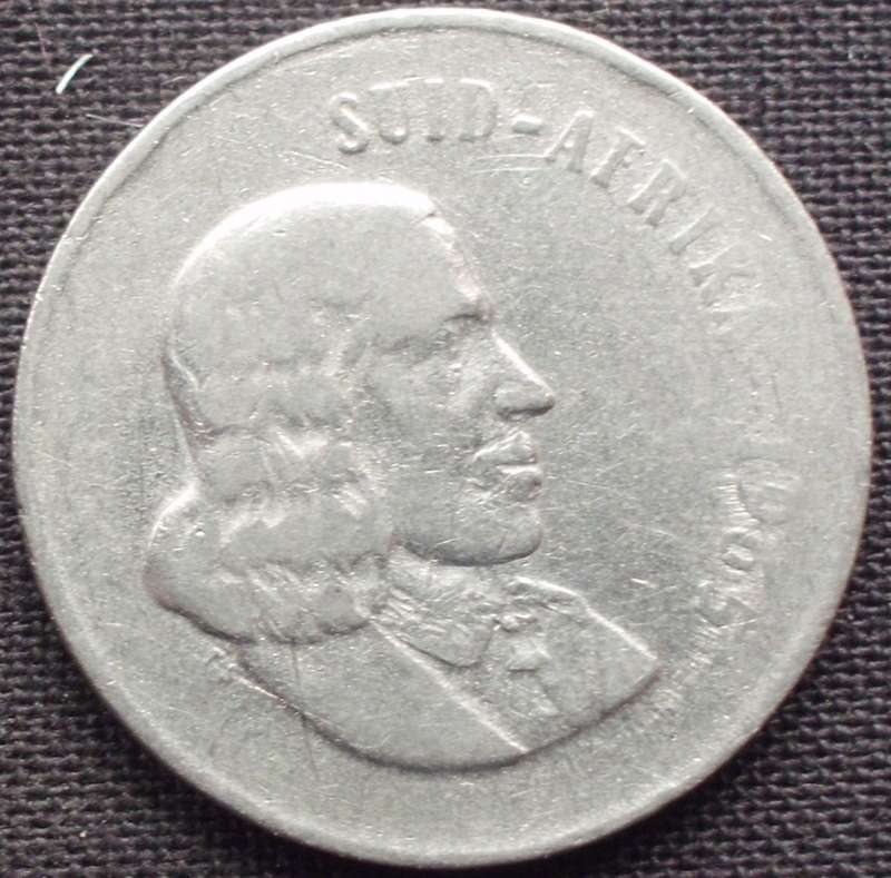 Coin - RSA 20 Cent - 1965 - Afrikaans - A