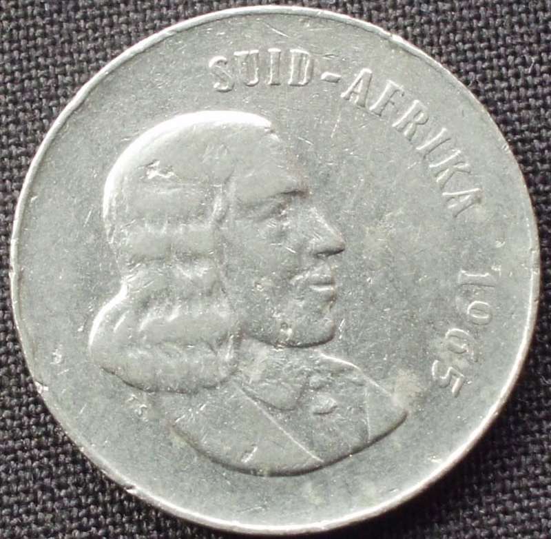 Coin - RSA 20 Cent - 1965 - Afrikaans - B
