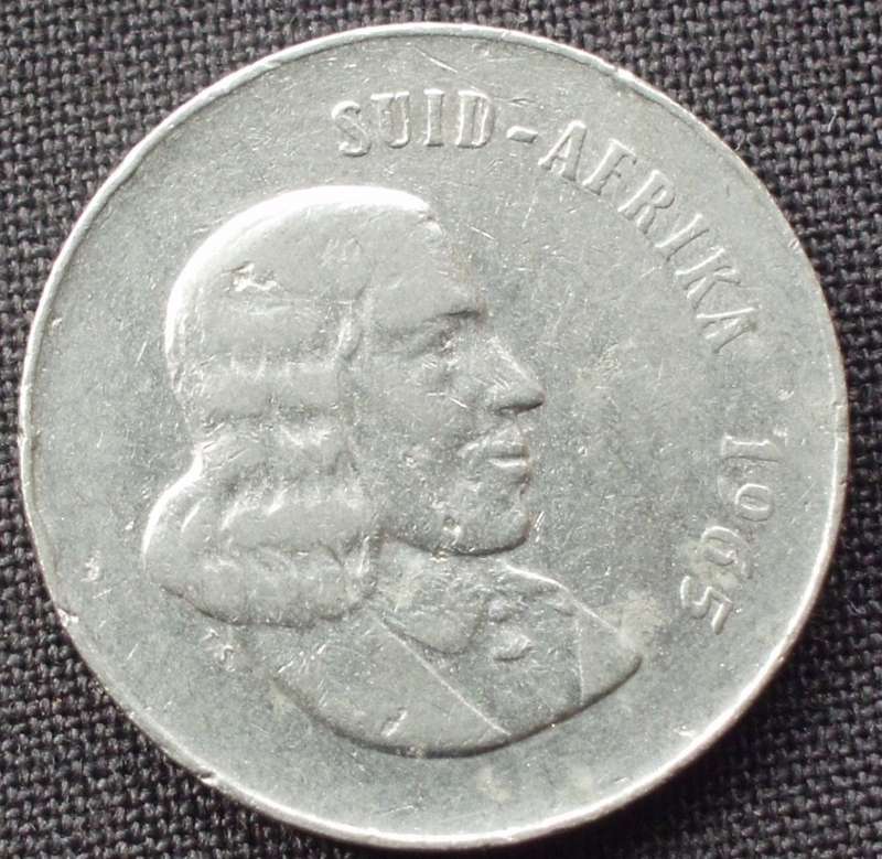 Coin - RSA 20 Cent - 1965 - Afrikaans - B