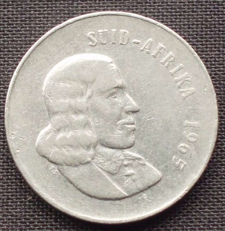 Coin - RSA 20 Cent - 1965 - Afrikaans - C