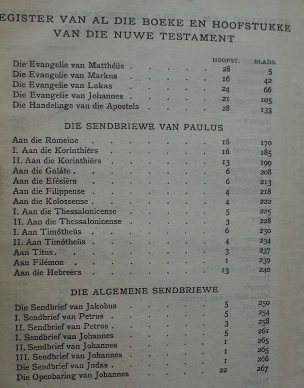 Bible - Die Bybel - 1937 - Scarce