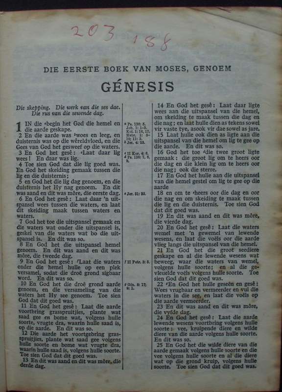 Bible - Die Bybel - 1977 - Naslaan