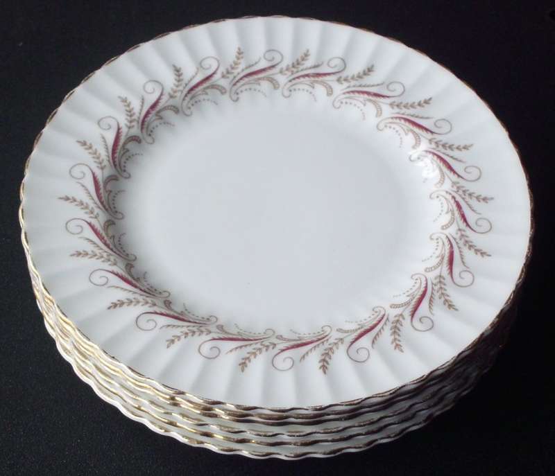 Crockery Sideplates x 6 - Paragon Bone China - Vintage