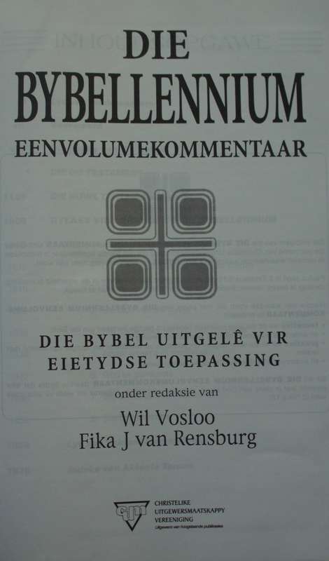 Bible/Book - Die Bybellennium - 1999