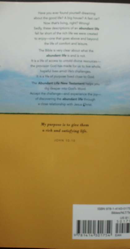 Bible - Abundant Life - NLT - 2013 - USA