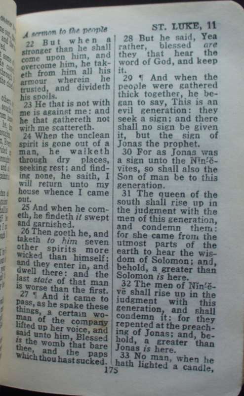 Bible - The New Testament - Pocket - 1952
