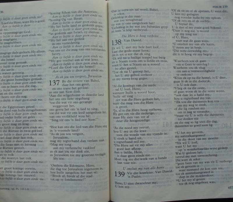 Bible - Die Bybel - 1984