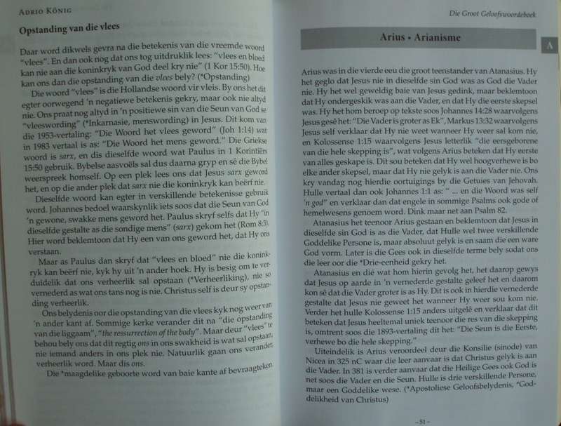 Bible/Book - Die Groot Geloofswoordeboek - 2006 1st ed