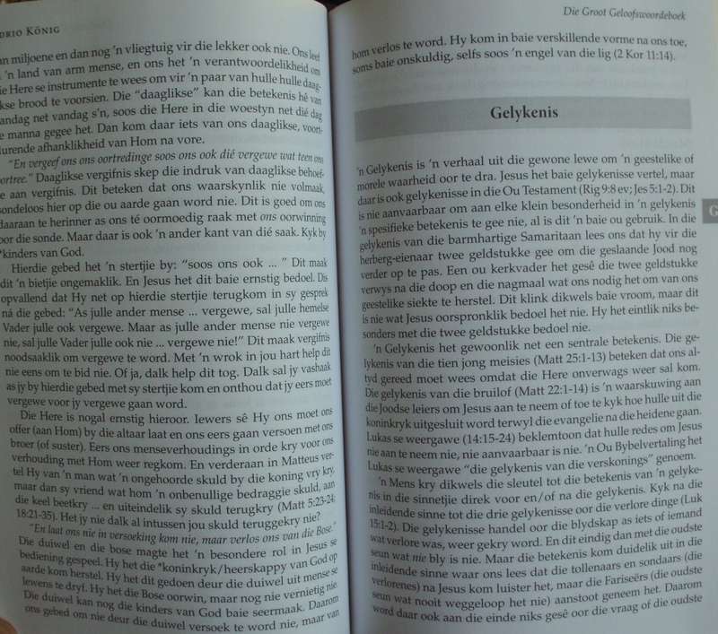 Bible/Book - Die Groot Geloofswoordeboek - 2006 1st ed