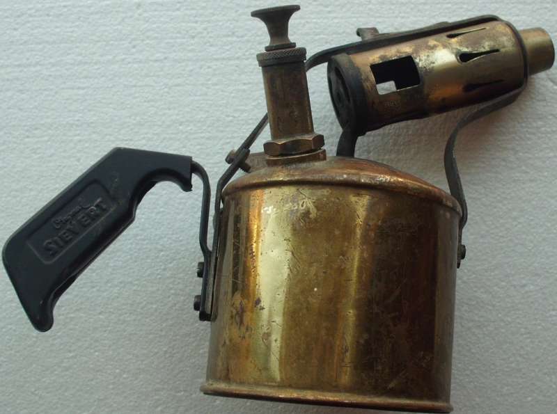 Blowlamp - Brass - Original Max Sievert - Sweden - 1 Litre Size