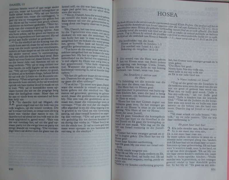 Bible - Die Bybel - 1992