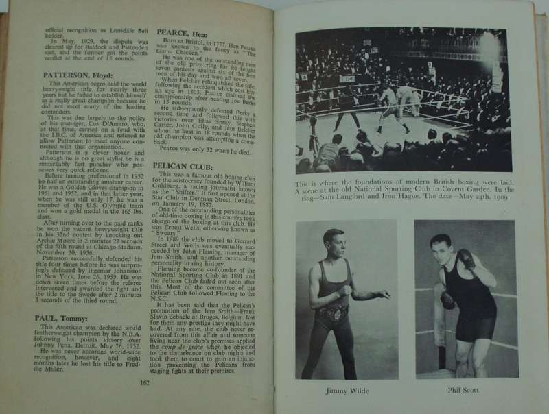Book - The Encyclopedia Of Boxing - 1960 1st ed