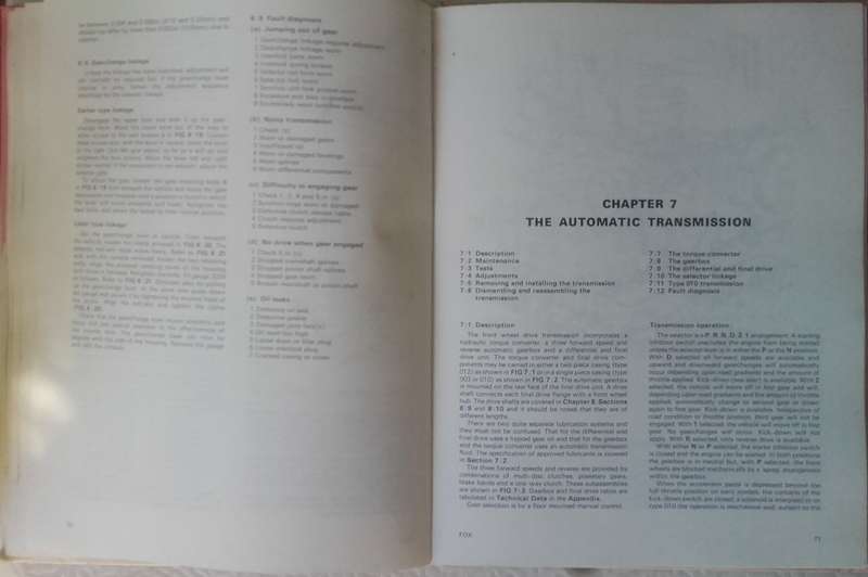 Workshop Manual - Audi 80/Audi Fox - 1973/1978 - Scarce